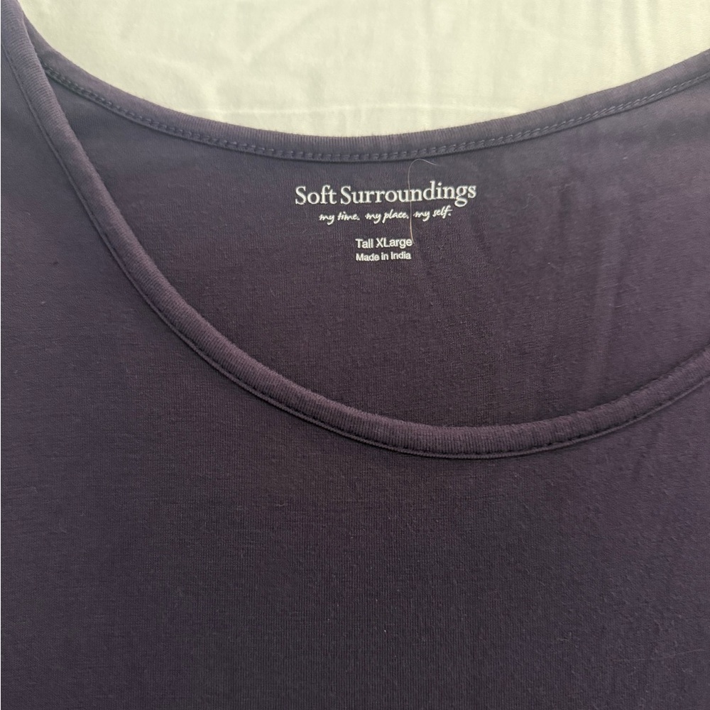 Soft Surroundings Women's Purple Top
